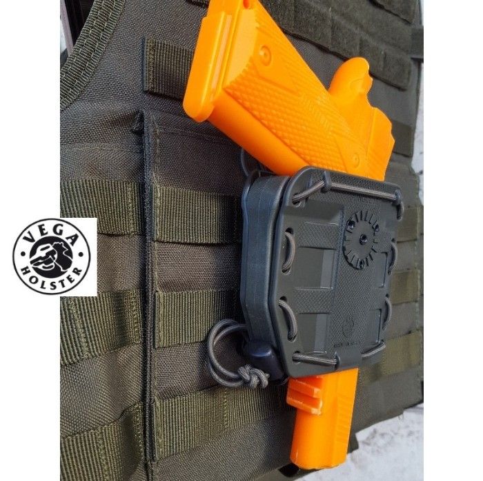 Fondina Universale BUNGY Polimero Gommato Verde VEGA HOLSTER