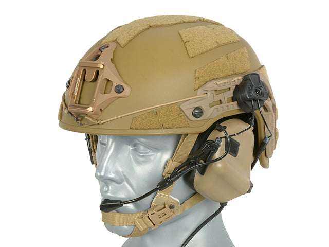 CUFFIA ELEWTTRONICA MH32H PER FAST HELMET COYOTE EARMOR