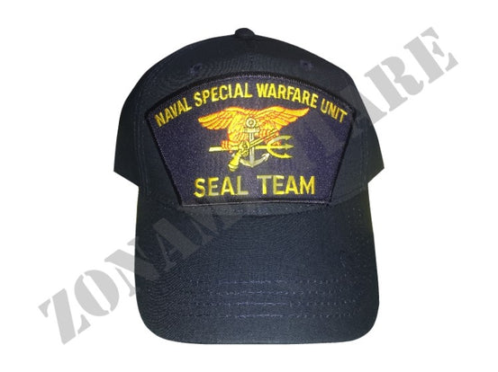 Cappellino Baseball Cap Blu Naval Special Warefare Unit Seal Team