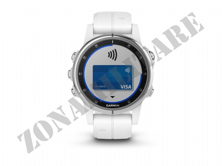 Orologio Fenix 5S Plus Sapphire White Con White Band Garmin