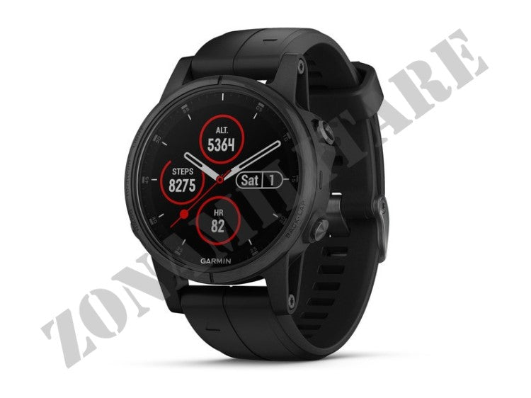 Orologio Fenix 5S Plus Sapphire Black Con Black Band Garmin