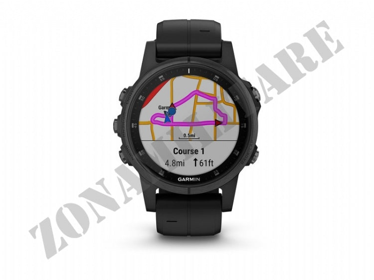 Orologio Fenix 5S Plus Sapphire Black Con Black Band Garmin