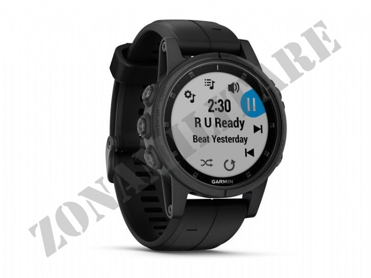 Orologio Fenix 5S Plus Sapphire Black Con Black Band Garmin