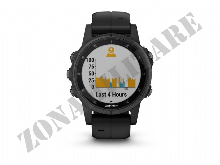 Orologio Fenix 5S Plus Sapphire Black Con Black Band Garmin