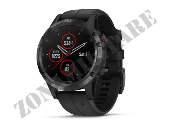 Orologio Fenix 5 Plus Sapphire Black Con Black Band Garmin