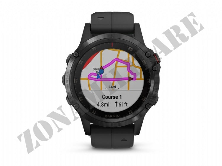 Orologio Fenix 5 Plus Sapphire Black Con Black Band Garmin