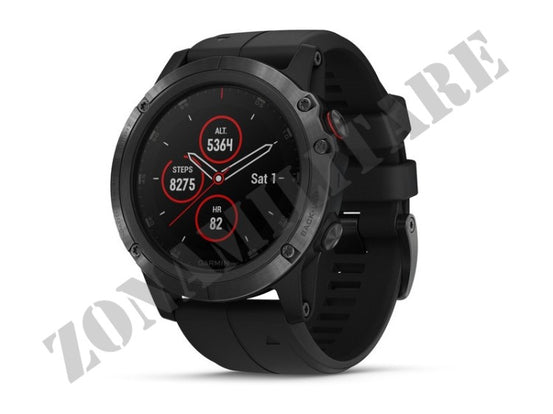 Orologio Fenix 5X Plus Sapphire Black Con Black Band Garmin