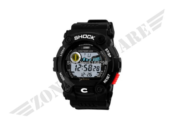 Orologio Military Shock Black Digital