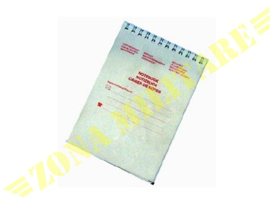 Block Notes Waterproof Anti Acqua Da Taschino