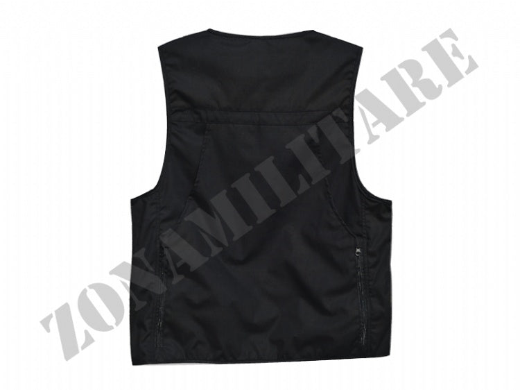 Gilet Multitasche Demox Konustex Colore Nero