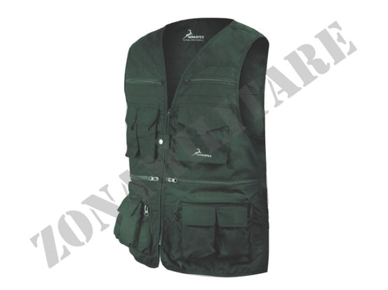 Gilet Multitasche Demox Konustex Colore Verde