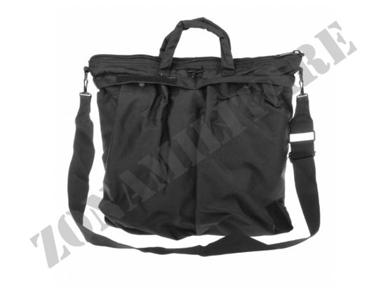 Borsa Porta Casco Con Tracolla Nera Sbb