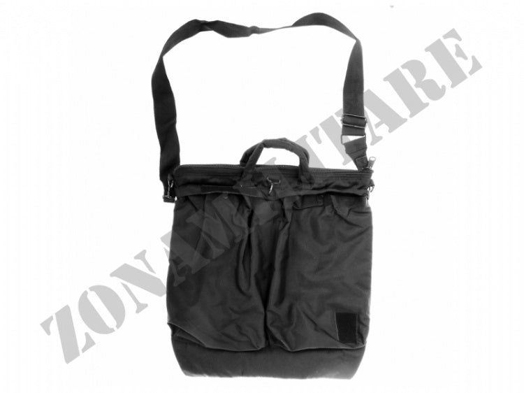 Borsa Porta Casco Con Tracolla Nera Sbb