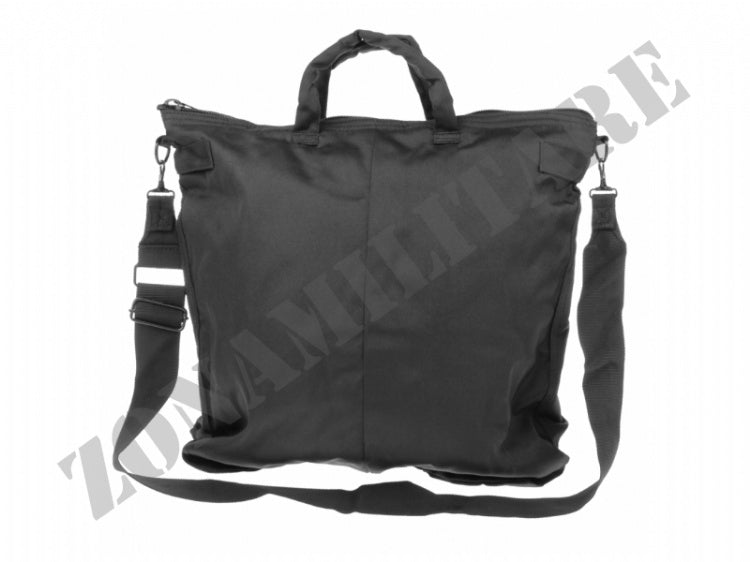 Borsa Porta Casco Con Tracolla Nera Sbb