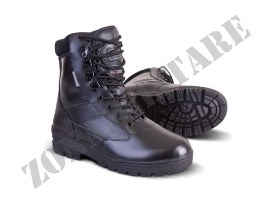 Anfibi Kombat Patrol Boots In Pelle Black