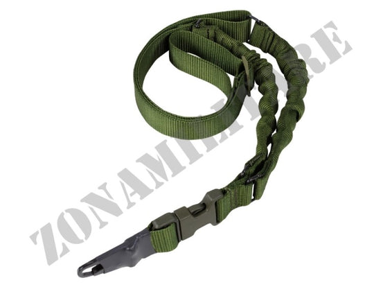 Cinghia Porta Fucile Elastica Ad Un Punto Bungee Od Green