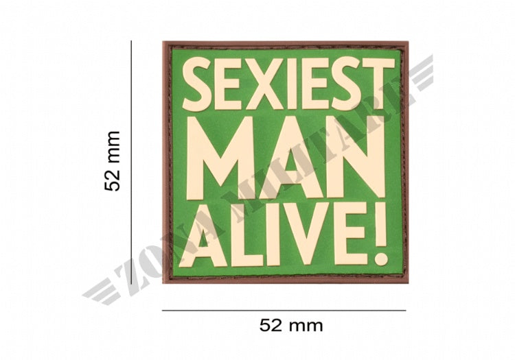 Patch Gommata Sexiest Man Alive Rubber Jtg Multicam