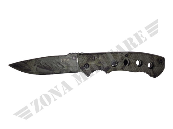 Coltello Jkr269 Green Camo Blade Knife