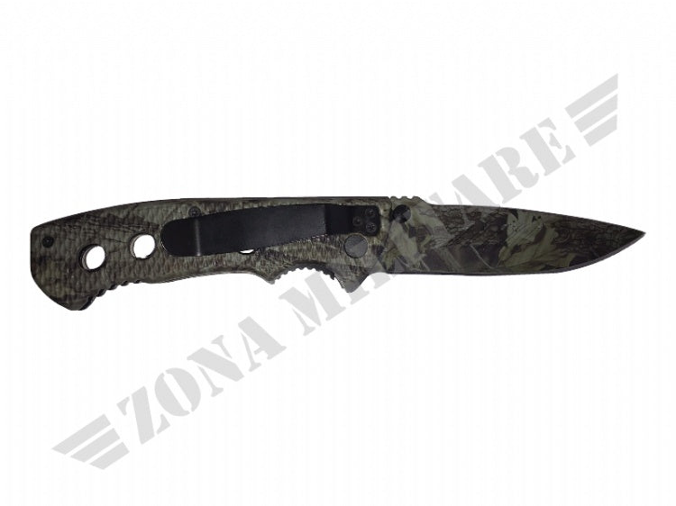 Coltello Jkr269 Green Camo Blade Knife