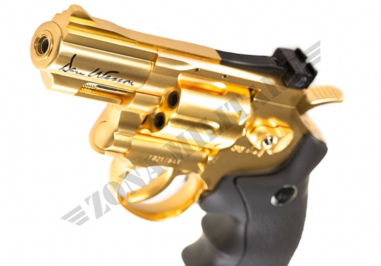 Revolver Dan Wesson 2.5 Inch Full Metal Co2 Gold