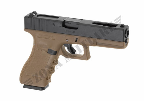 Pistola Glock 18C Desert Metal Version Gbb We