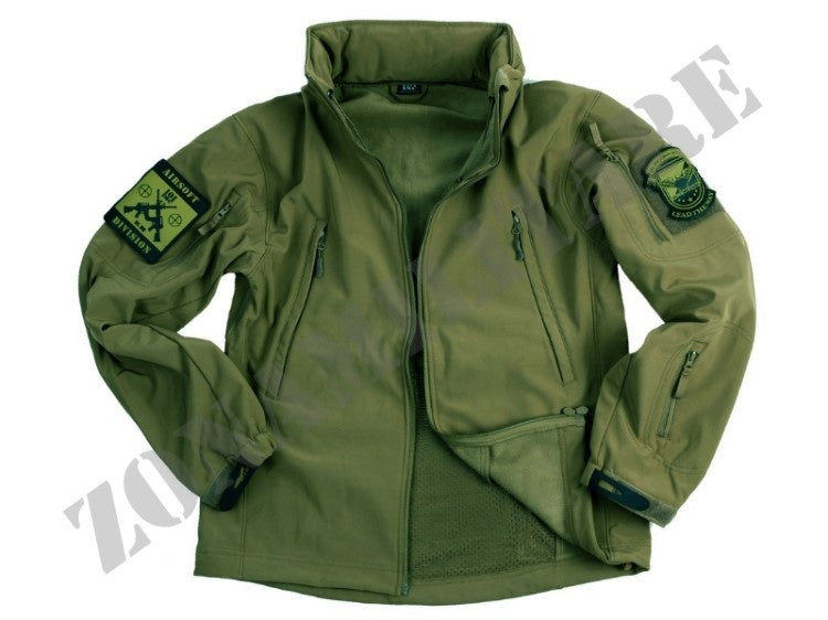 Giacca Softshell Pcu Verde Od Green Version 101 Inc