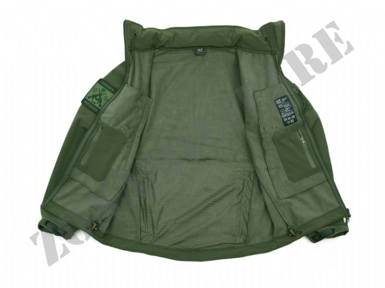 Giacca Softshell Pcu Verde Od Green Version 101 Inc