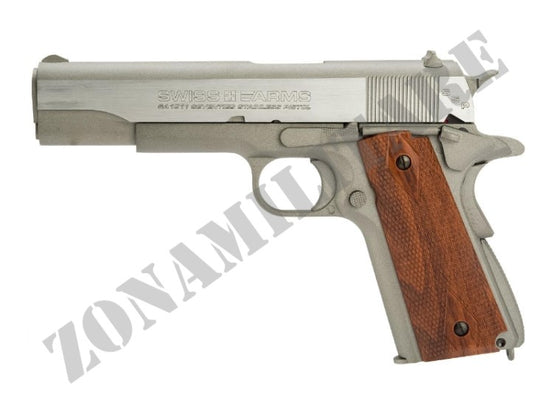 Colt 1911 Seventies Ssp Co2 Blowback Cal.4.5 Pot.<7.5 Joule Swiss Arms