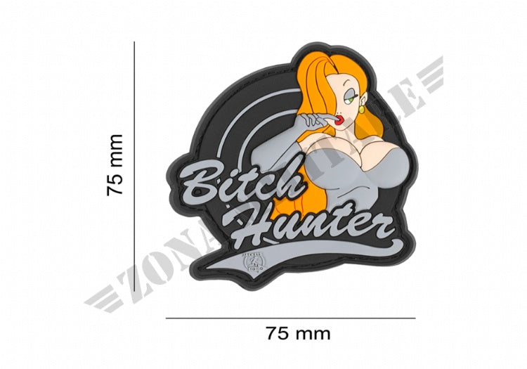 Patch Gommata Bitch Hunter Rubber Patch Jtg Swat