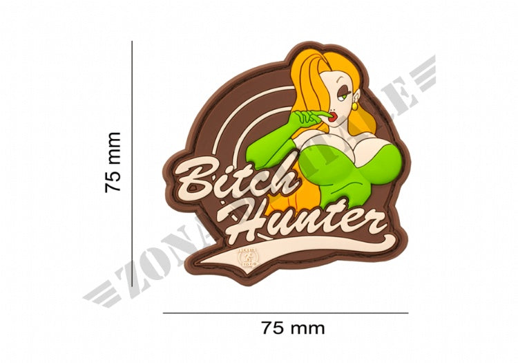 Patch Gommata Bitch Hunter Rubber Patch Jtg Multicam