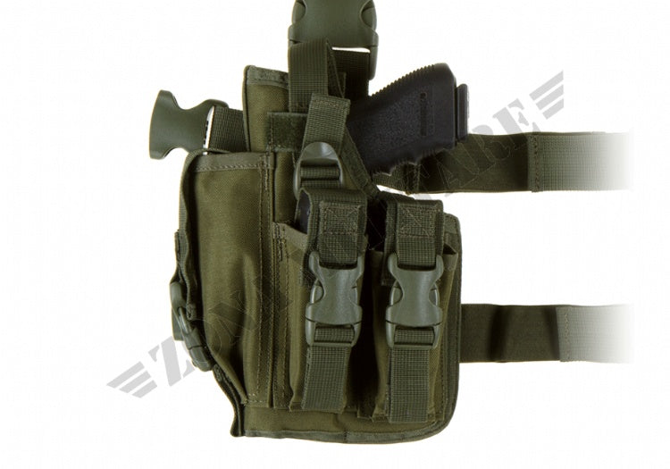 Fondina Cosciale Sof Holster Invader Od Green Left