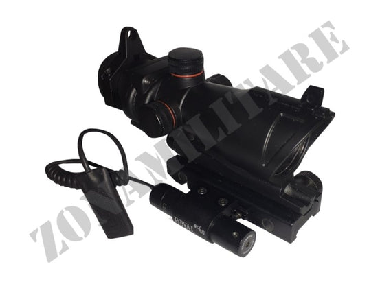 Mirino Acog Royal A Punto Rosso E Verde Con Laser