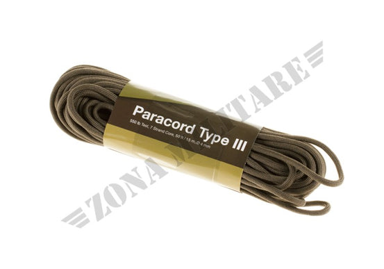 Paracord 550Lb Army Green 50 Feet Invader Gear