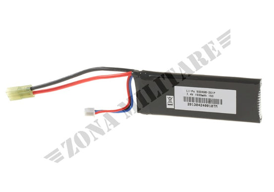 Lipo 7.4V 1500Mah 15C Mini Type Pirate Arms