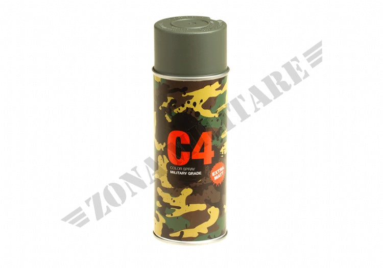 Vernice Spray C4 Mil Grade COLORE Foliage Green Armamat