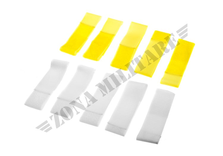 Team Patch Set Yellow / White Invader Gear