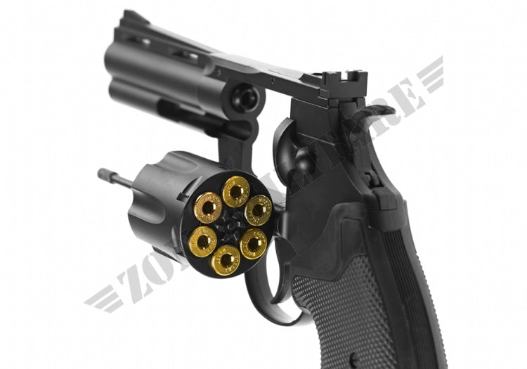 Revolver Python 4 Inch Co2 Black Version Kwc