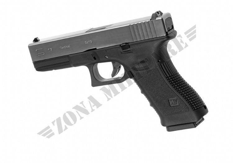 Pistola Glock 17 We Gbb Scarrellante A Gas Dual Tone