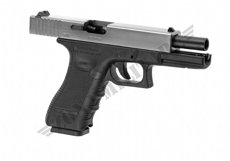 Pistola Glock 17 We Gbb Scarrellante A Gas Dual Tone