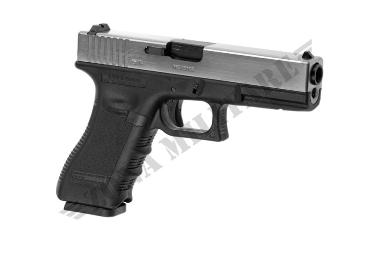 Pistola Glock 17 We Gbb Scarrellante A Gas Dual Tone