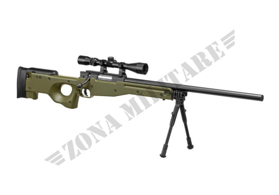 Fucile Sniper L96 Rifle Set Od Green Well Complete Version