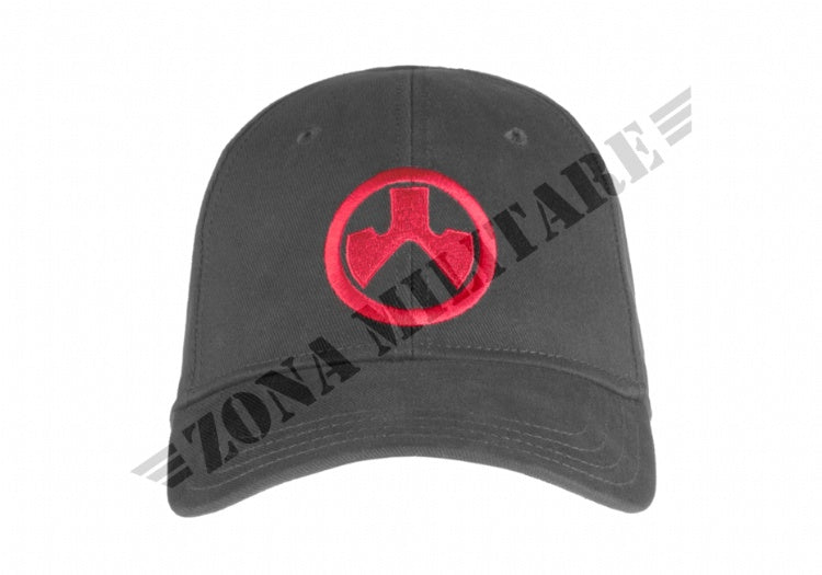 Baseball Cap Magpul Nero Con Logo Rosso