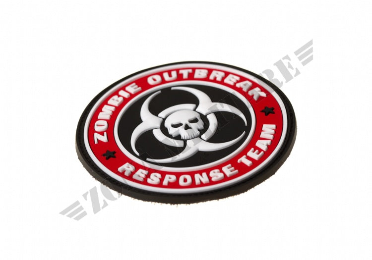 Patch Gommata Zombie Outbreak Rubber Patch Jtg Black Medic