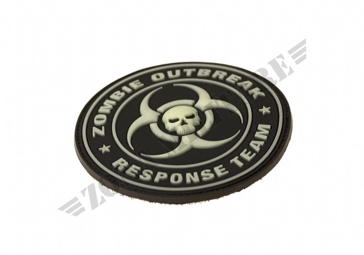 Patch Gommata Zombie Outbreak Rubber Patch Jtg Glow In The Dark