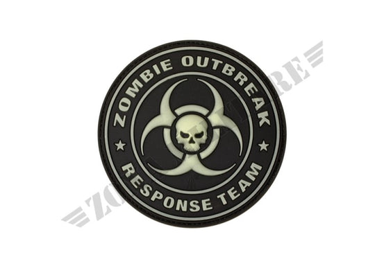 Patch Gommata Zombie Outbreak Rubber Patch Jtg Glow In The Dark