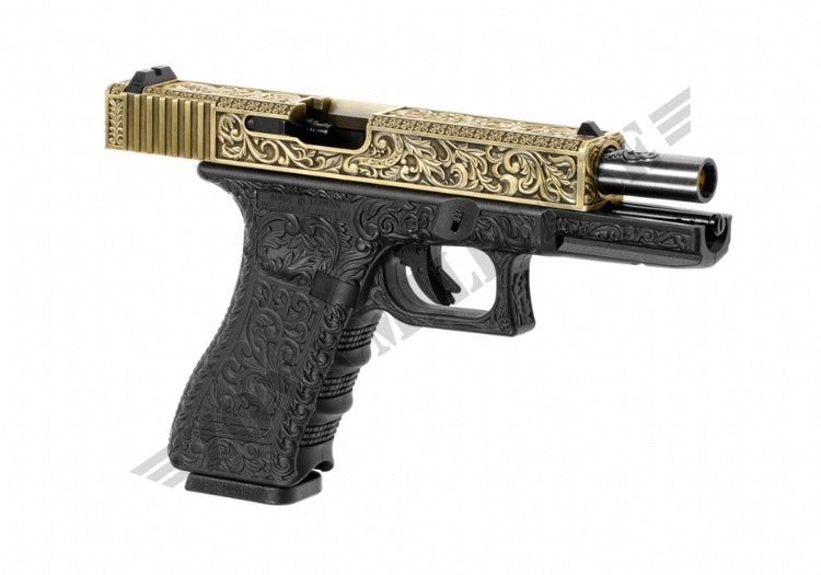 Pistola We17 Etched Ivory Metal Version Gbb