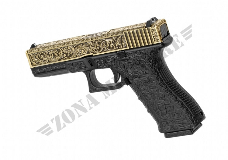 Pistola We17 Etched Ivory Metal Version Gbb