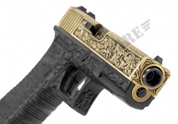 Pistola We17 Etched Ivory Metal Version Gbb