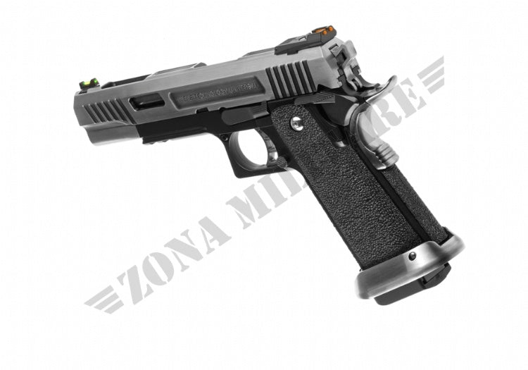 Pistola Hi-Capa 5.1 Force Full Metal Gbb We Silver Version