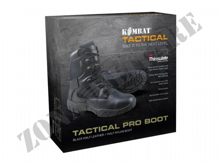 Anfibi Kombat Tactical Pro Boots Black